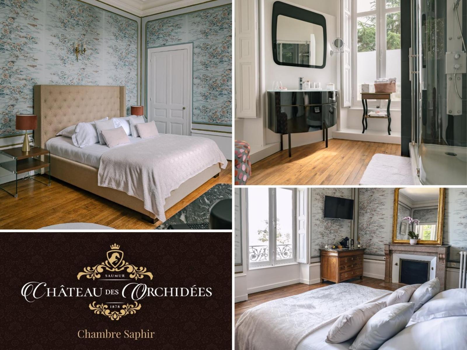 Chateau Des Orchidees En Val De Loire Saumur Exterior photo